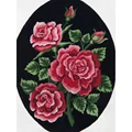 Image of Grafitec Red Rose Bouquet Tapestry Canvas