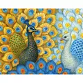 Image of Grafitec Exotic Peacocks Tapestry Canvas