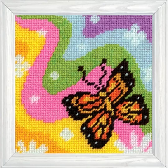 Image 1 of Design Works Crafts Butterfly Tapestry Kit