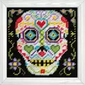 Image of Design Works Crafts Skull Tapestry Kit