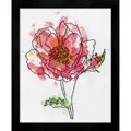 Image of Design Works Crafts Pink Floral Cross Stitch Kit