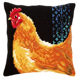 Vervaco Chicken Cushion Cross Stitch Kit