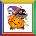 Image of RIOLIS Happy Bee Happy Halloween Cross Stitch Kit