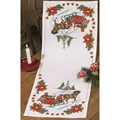 Image of Permin Sleigh Ride Table Runner Christmas Cross Stitch Kit
