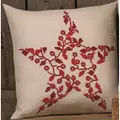 Image of Permin Christmas Berries Pillow Cross Stitch Kit