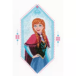 Vervaco Frozen - Anna Cross Stitch Kit