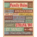 Image of Janlynn Family Rules Cross Stitch Kit