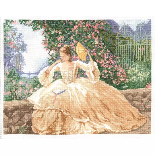Image 1 of Janlynn Ringlets and Roses Cross Stitch Kit