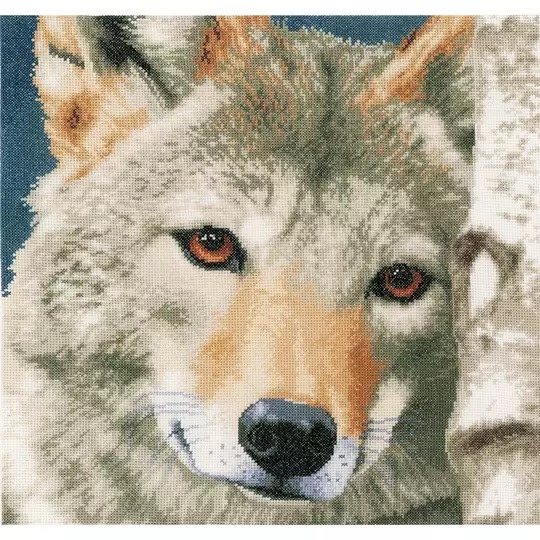 Image 1 of Lanarte Wolf Cross Stitch Kit