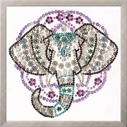Design Works Crafts Zendazzle - Elephant Embroidery Kit