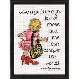 Design Works Crafts Right Pair of Shoes Cross Stitch Kit