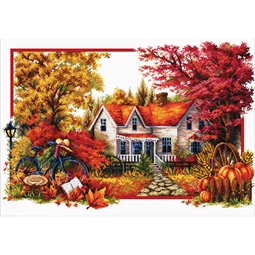 Needleart World Autumn Comes No Count Cross Stitch Kit