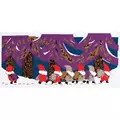 Image of DMC Tomte Parade Christmas Cross Stitch Kit