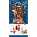 Image of DMC Tomte Tree House Christmas Cross Stitch Kit