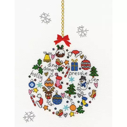 Image 1 of Bothy Threads Love Yule Christmas Cross Stitch Kit