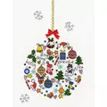 Image of Bothy Threads Love Yule Christmas Cross Stitch Kit