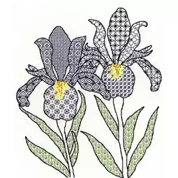 Bothy Threads Irises Cross Stitch Kit