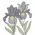 Image of Bothy Threads Irises Cross Stitch Kit