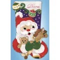 Image of Design Works Crafts Santa and Toys Stocking Christmas Craft Kit