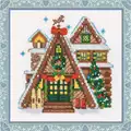 Image of RIOLIS Winter Cabin Christmas Cross Stitch Kit