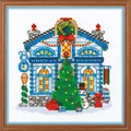 Image of RIOLIS Ice Cabin Christmas Cross Stitch Kit