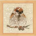 Image of RIOLIS Sparrow Christmas Cross Stitch Kit