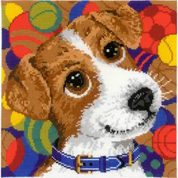 RIOLIS Puppy Cushion Cross Stitch Kit