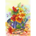 Image of RIOLIS Garden Watering Can Cross Stitch Kit