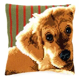 Vervaco Dog Cushion Cross Stitch Kit