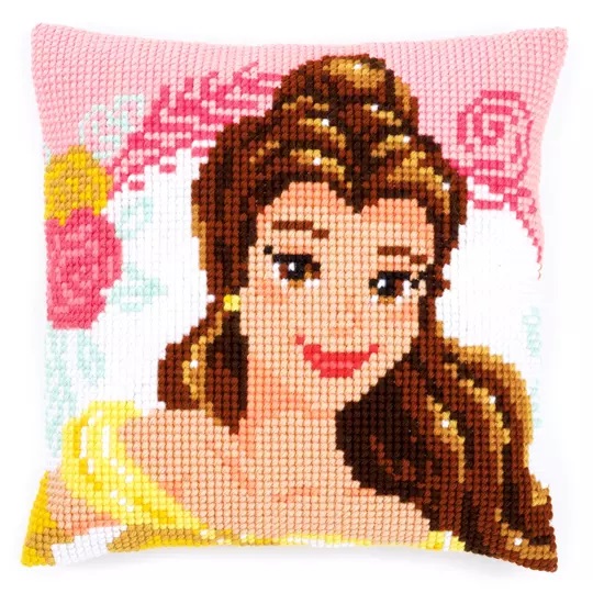 Image 1 of Vervaco Enchanted Beauty Cushion Cross Stitch Kit