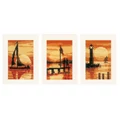 Image of Vervaco Sunset Greeting Cards Cross Stitch Kit