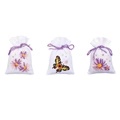 Image of Vervaco Purple Asters Bag Set Cross Stitch Kit