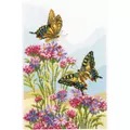 Image of Vervaco Swallowtails Cross Stitch Kit