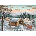 Image of Grafitec Winter Sleigh Tapestry Canvas