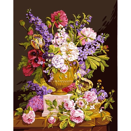 Image 1 of Grafitec Bouquet Ancien Tapestry Canvas
