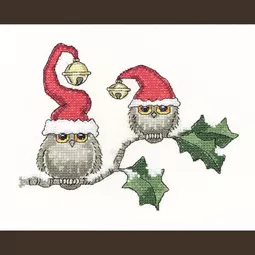 Heritage Ollie and Ivy - Evenweave Christmas Cross Stitch Kit