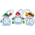 Image of RIOLIS Snowman Ornaments Christmas Cross Stitch Kit