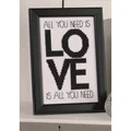 Image of Permin Love is All You Need Cross Stitch Kit