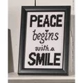 Image of Permin Peace Smile Cross Stitch Kit