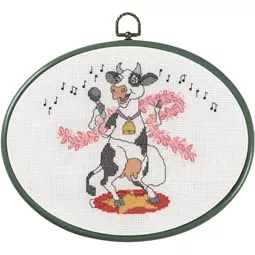 Permin Singing Cow Cross Stitch Kit