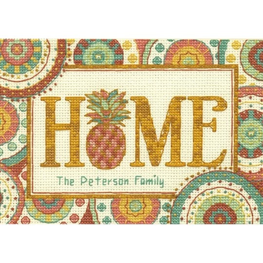 Image 1 of Dimensions Pineapple Home Cross Stitch Kit