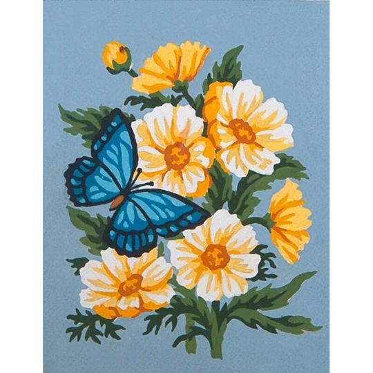 Image 1 of Grafitec Butterfly Bouquet Tapestry Canvas