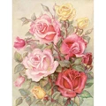Image of Grafitec Romantic Roses Tapestry Canvas