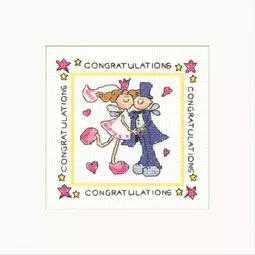 Heritage Fairy Wedding Card Cross Stitch Kit