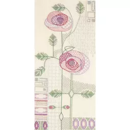 Derwentwater Designs Morning Rose Cross Stitch Kit