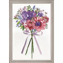 Design Works Crafts Flowers and Lace Cross Stitch Kit
