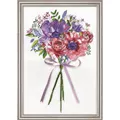 Image of Design Works Crafts Flowers and Lace Cross Stitch Kit