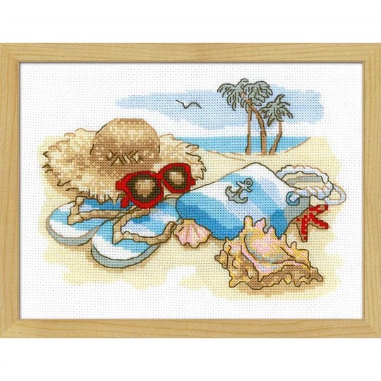 Image 1 of RIOLIS Seaside Holiday Cross Stitch Kit