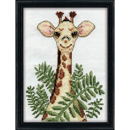 Design Works Crafts Giraffe Cross Stitch Kit