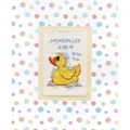 Image of Design Works Crafts Rubber Ducky Birth Sampler Cross Stitch Kit
